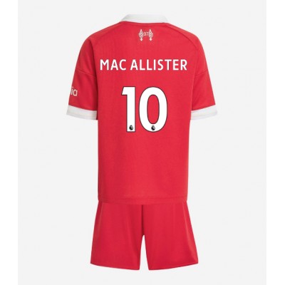 Liverpool Alexis Mac Allister #10 Replika babykläder Hemmaställ Barn 2025-26 Kortärmad (+ korta byxor)